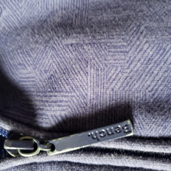 Bench zip sweater. Women's Large Lg Blue - Picture 4 of 7